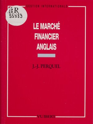 cover image of Le marché financier anglais